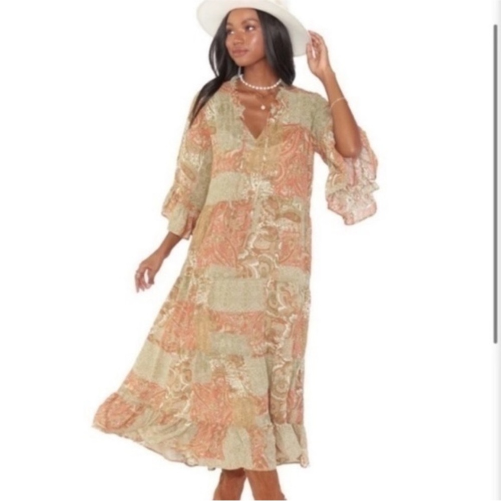 Show Me Your Mumu Flowy Patterned Dress